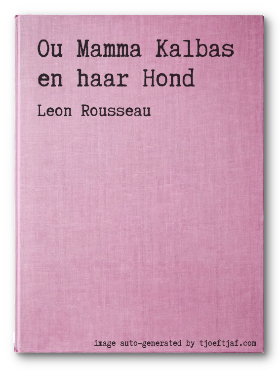 Ou Mamma Kalbas en haar Hond