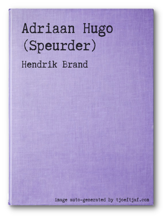 Adriaan Hugo (Speurder)