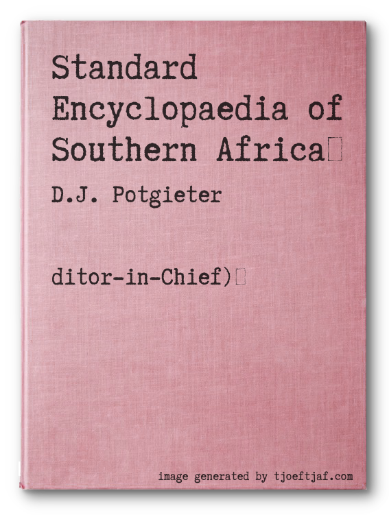 Standard Encyclopaedia of Southern Africa
