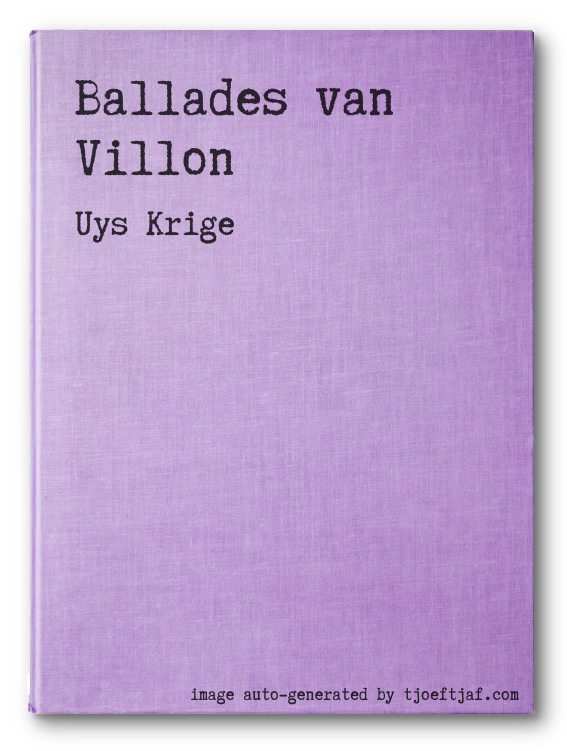 Ballades van Villon