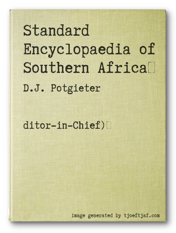Standard Encyclopaedia of Southern Africa