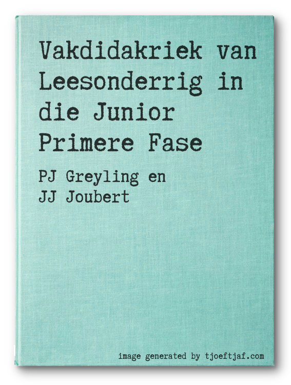 Vakdidakriek van Leesonderrig in die Junior Primere Fase