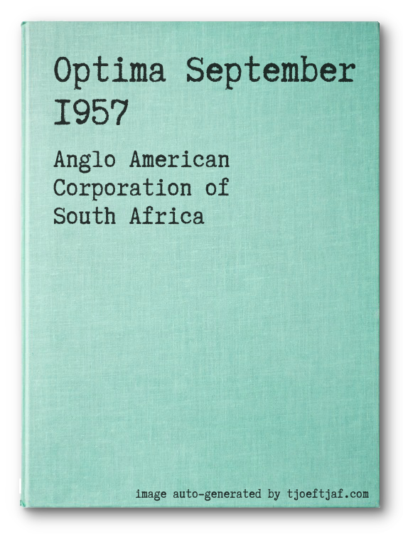 Optima September 1957