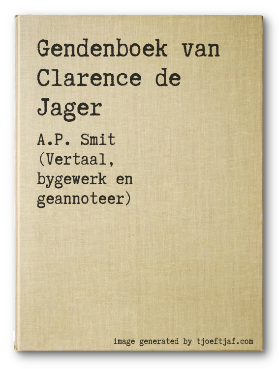 Gendenboek van Clarence de Jager