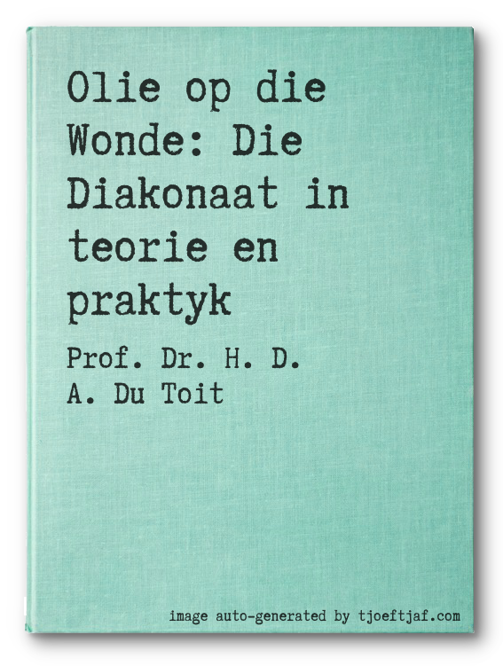 Olie op die Wonde: Die Diakonaat in teorie en praktyk