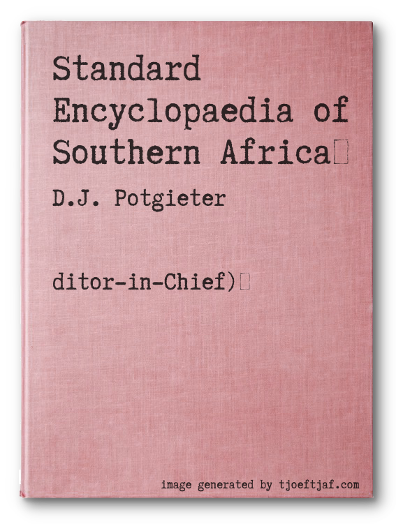 Standard Encyclopaedia of Southern Africa