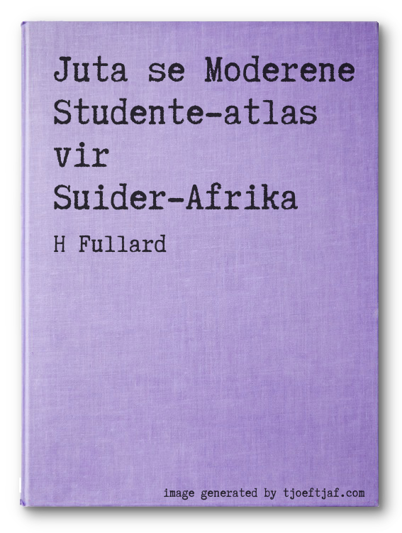 Juta se Moderene Studente-atlas vir Suider-Afrika