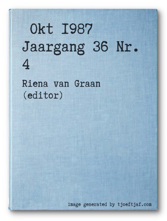 Okt 1987 Jaargang 36 Nr. 4