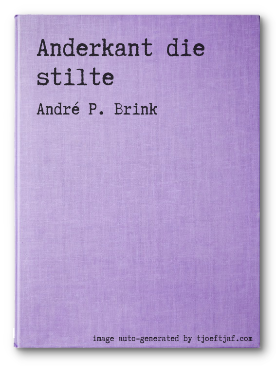 Anderkant die stilte
