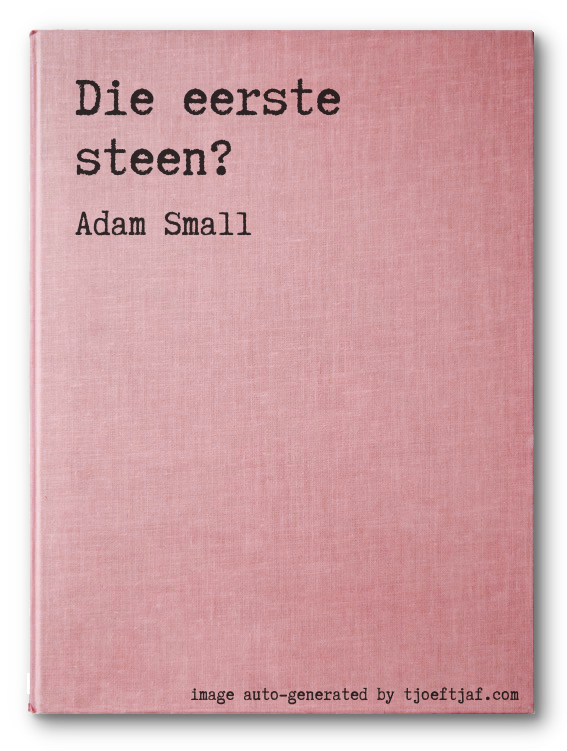 Die eerste steen?