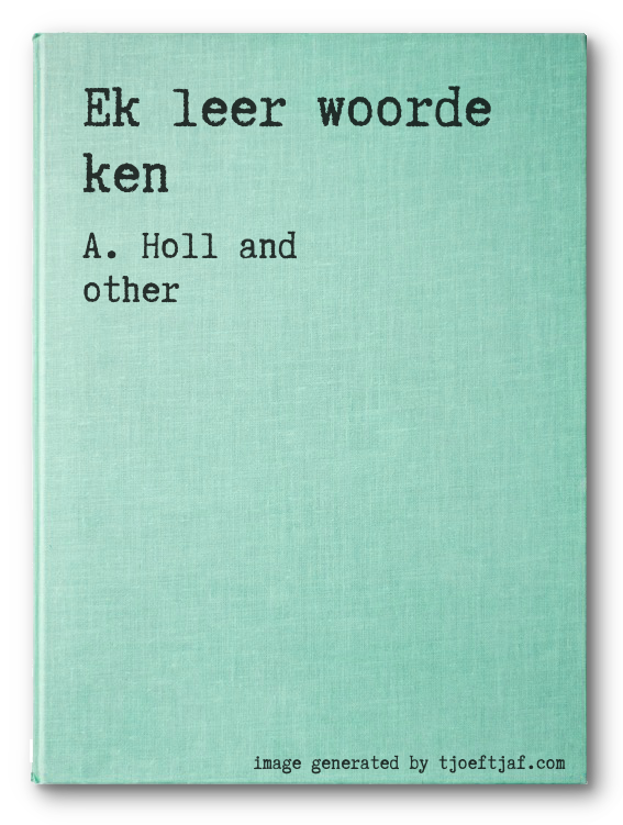 Ek leer woorde ken