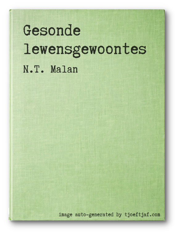 Gesonde lewensgewoontes