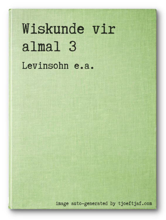 Wiskunde vir almal 3