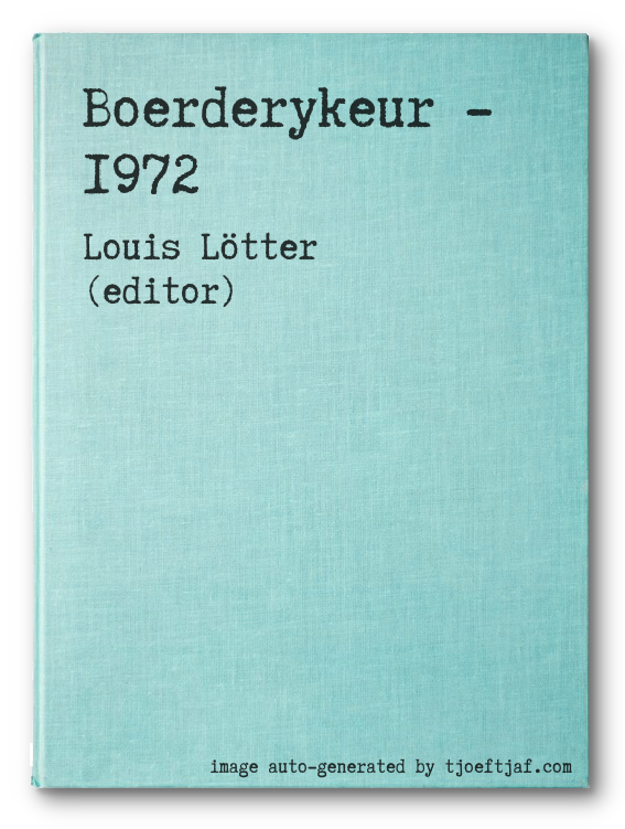Boerderykeur - 1972