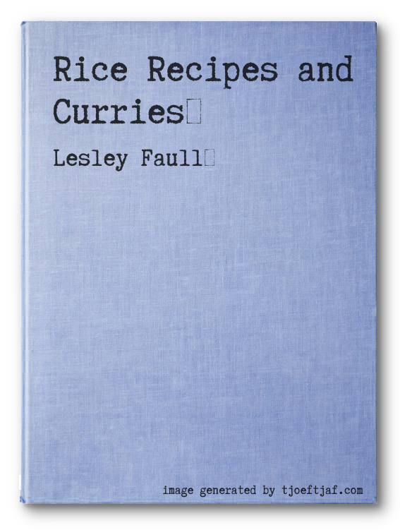 Rice Recipes and Curries