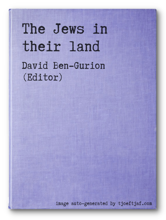 The Jews in their land
