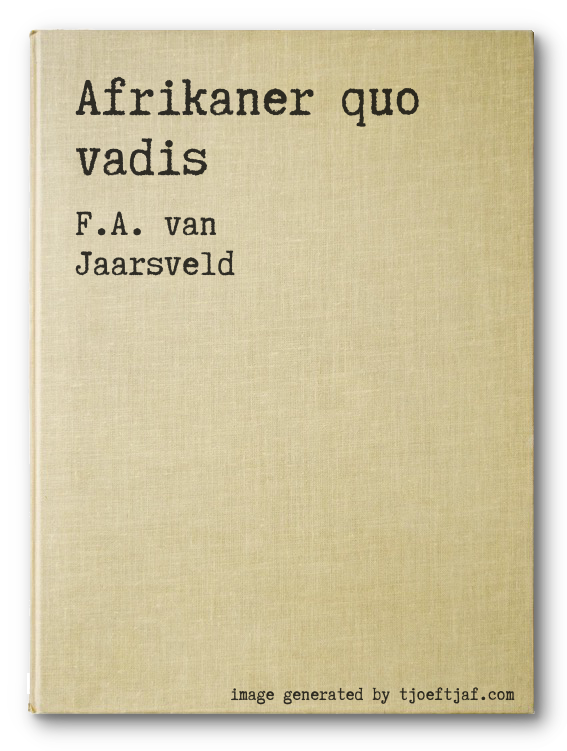 Afrikaner quo vadis
