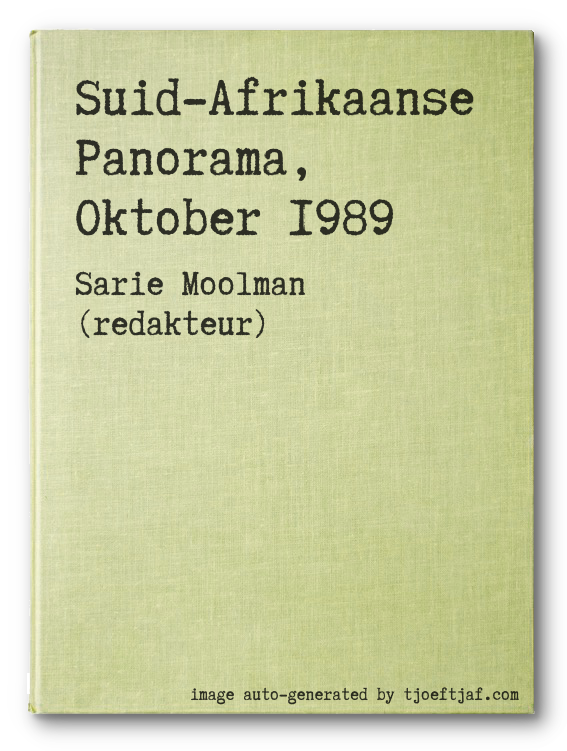 Suid-Afrikaanse Panorama, Oktober 1989