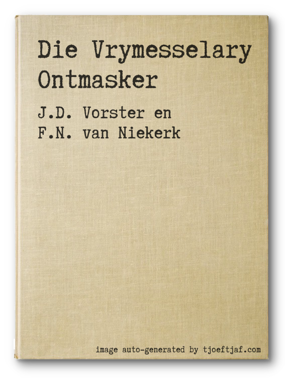 Die Vrymesselary Ontmasker