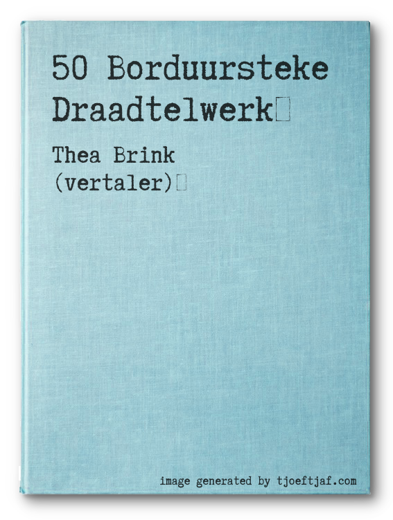 50 Borduursteke Draadtelwerk
