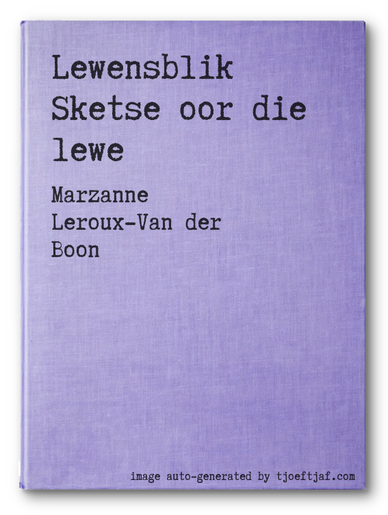 Lewensblik Sketse oor die lewe