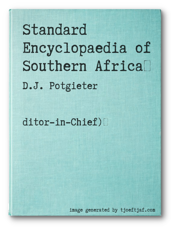 Standard Encyclopaedia of Southern Africa