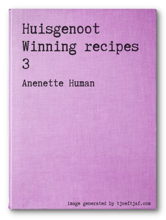 Huisgenoot Winning recipes 3