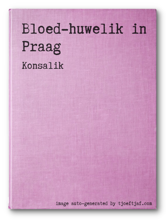 Bloed-huwelik in Praag