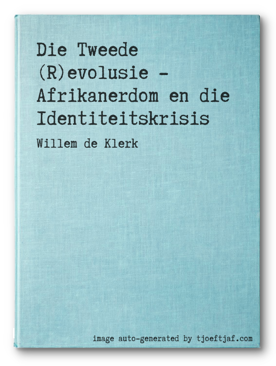 Die Tweede (R)evolusie - Afrikanerdom en die Identiteitskrisis