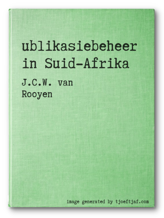 Publikasiebeheer in Suid-Afrika