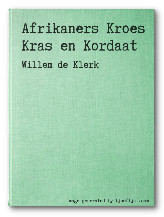 Afrikaners Kroes Kras en Kordaat