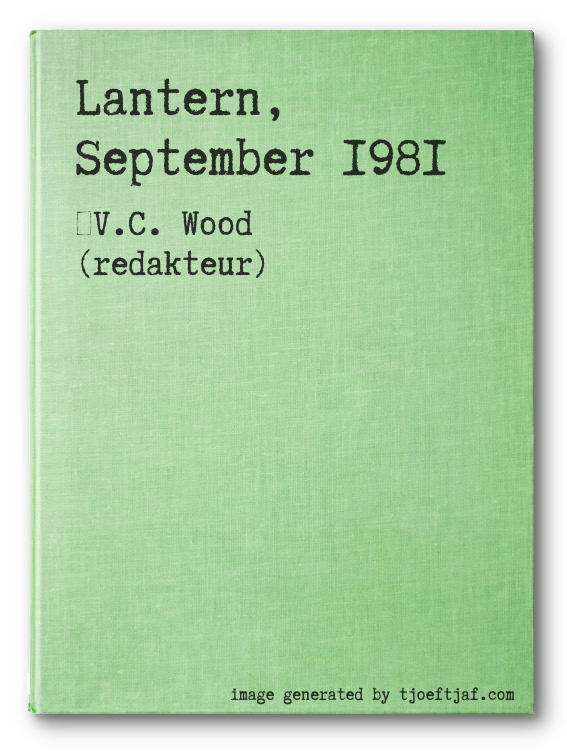 Lantern, September 1981