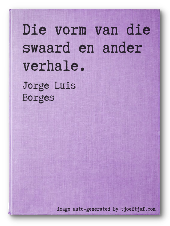Die vorm van die swaard en ander verhale.