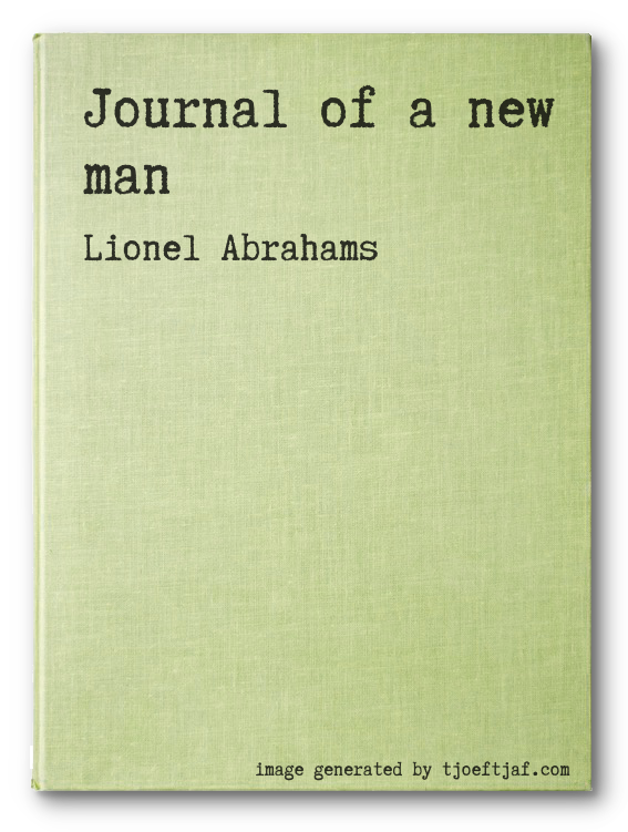 Journal of a new man