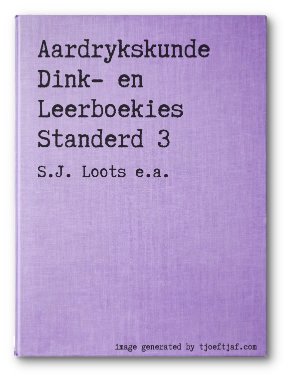 Aardrykskunde Dink- en Leerboekies Standerd 3