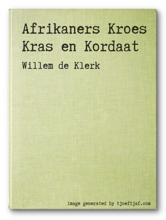 Afrikaners Kroes Kras en Kordaat