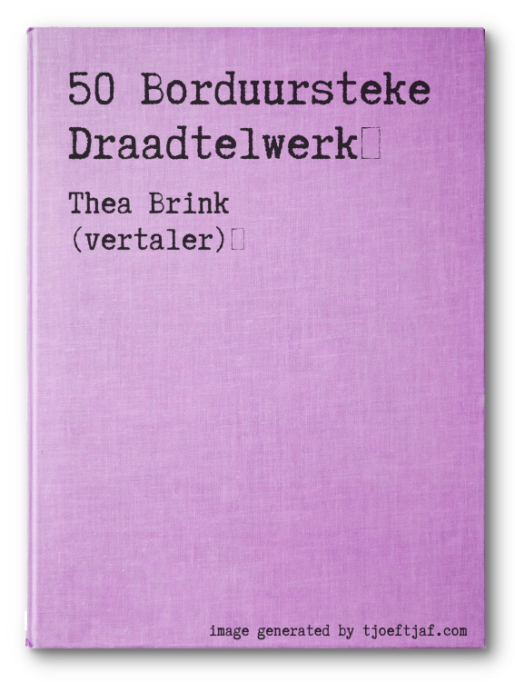50 Borduursteke Draadtelwerk