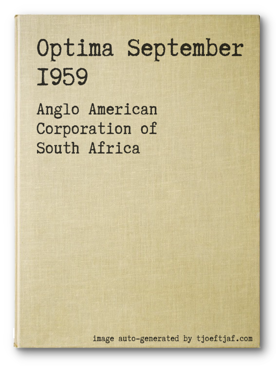 Optima September 1959