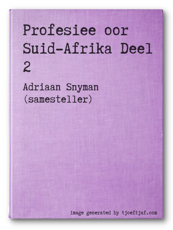 Profesiee oor Suid-Afrika Deel 2
