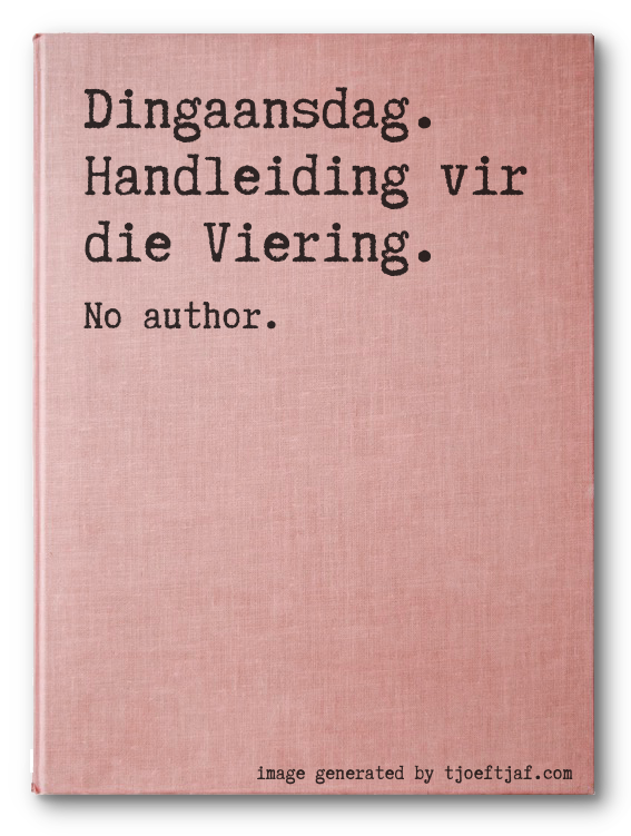 Dingaansdag. Handleiding vir die Viering.