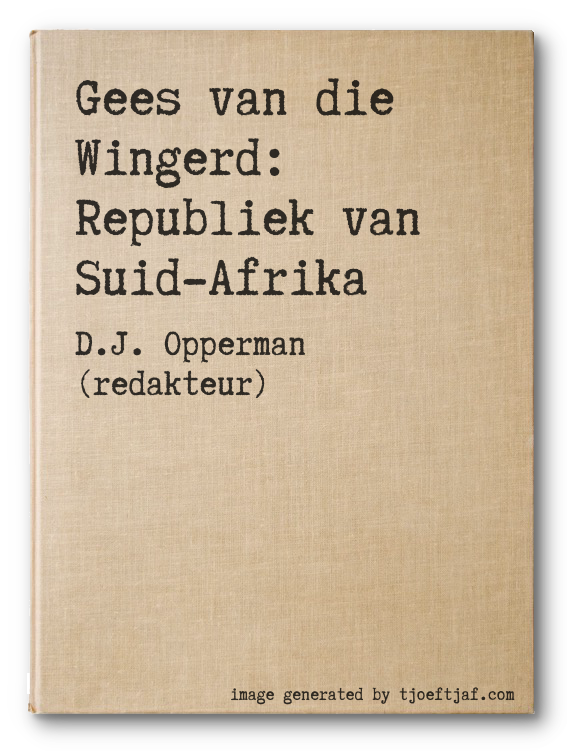 Gees van die Wingerd: Republiek van Suid-Afrika