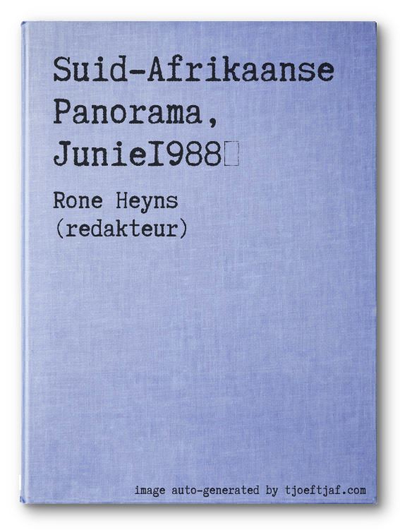Suid-Afrikaanse Panorama, Junie1988
