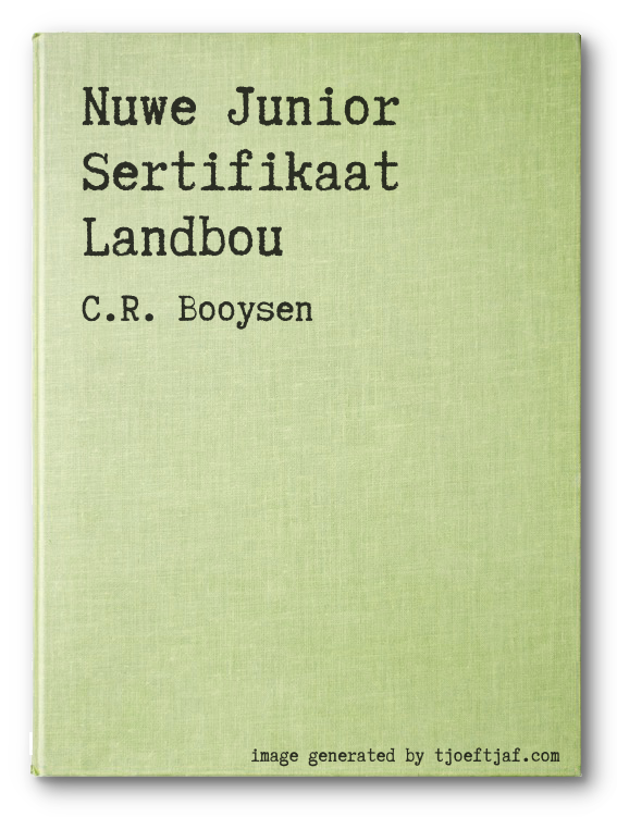 Nuwe Junior Sertifikaat Landbou
