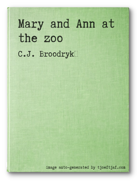 Mary and Ann at the zoo