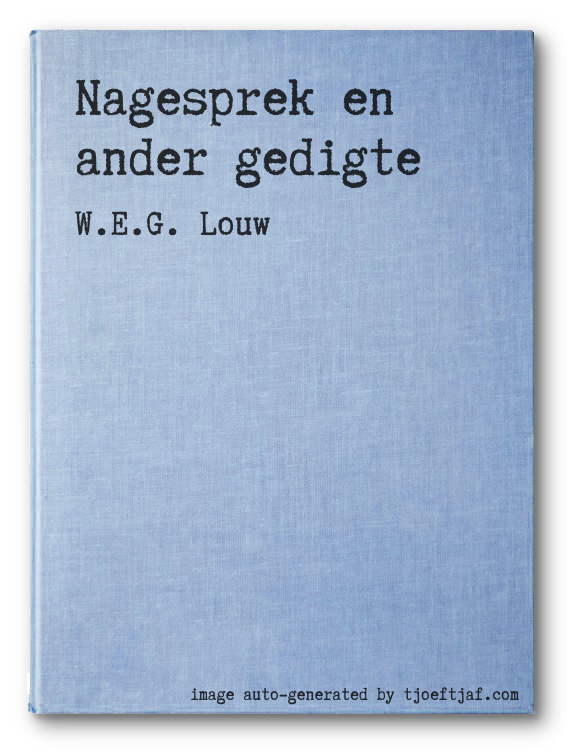 Nagesprek en ander gedigte