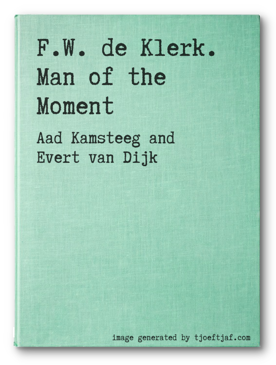 F.W. de Klerk. Man of the Moment