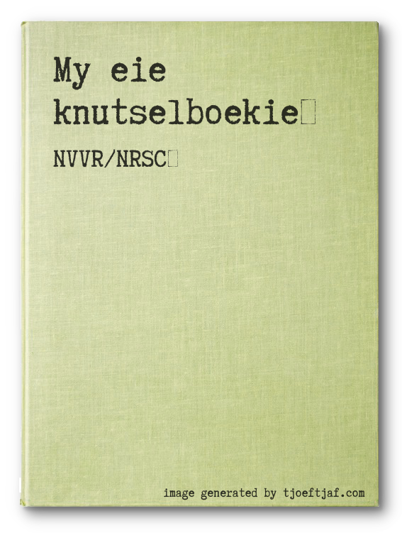 My eie knutselboekie