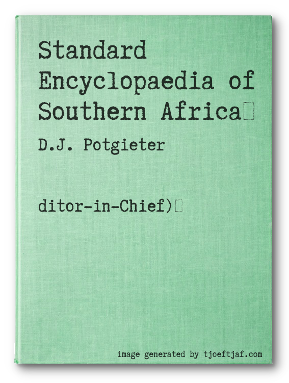 Standard Encyclopaedia of Southern Africa