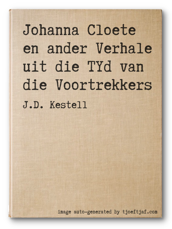 Johanna Cloete en ander Verhale uit die TYd van die Voortrekkers