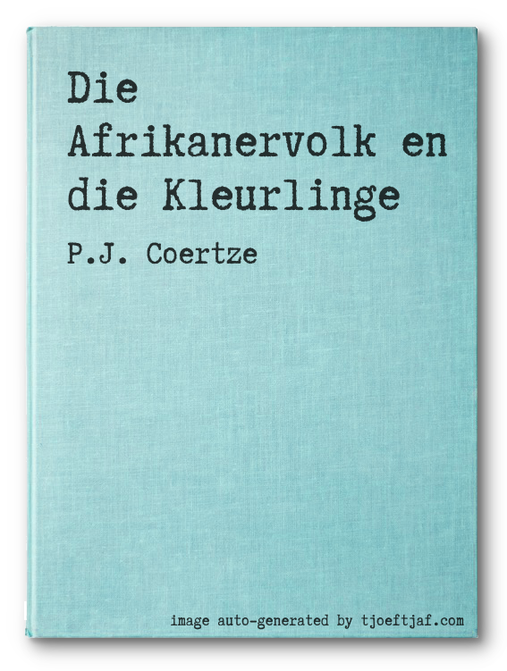 Die Afrikanervolk en die Kleurlinge